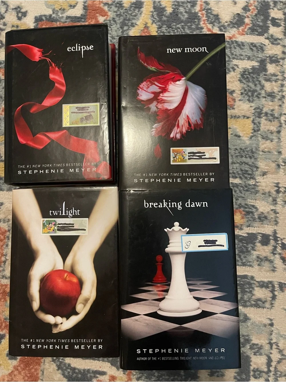 Twilight Saga 4-Book Set — Black and Red Covers